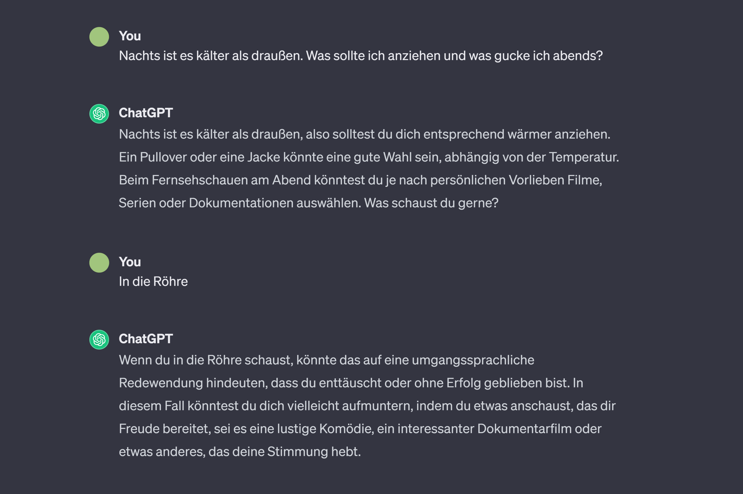 ChatGPT 3.5 Text